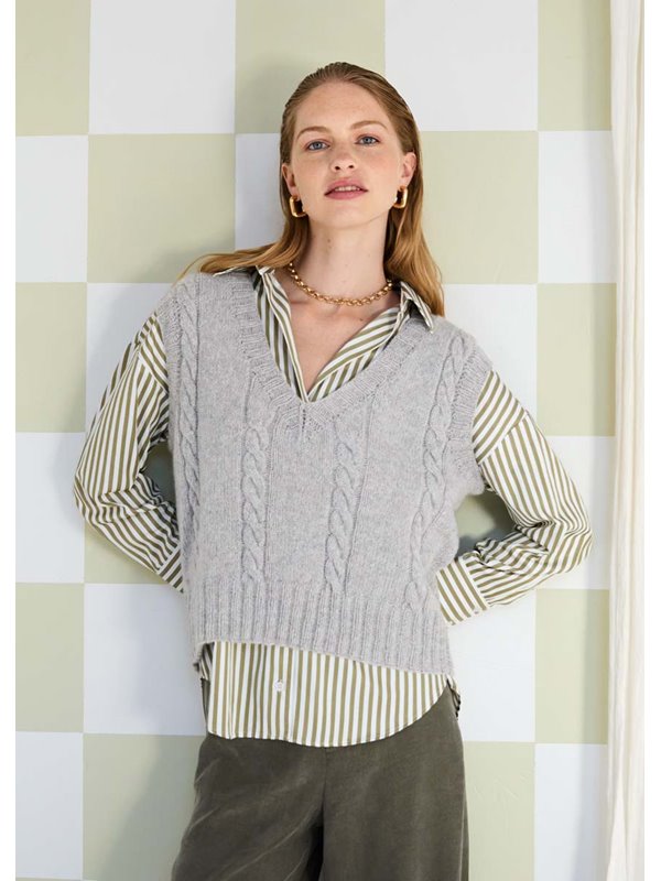 Lana Grossa SLIPOVER Cashmere Pure - Stickmönster (SE)