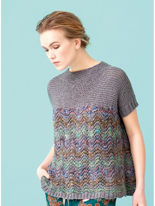 Lana Grossa PULLI MIT WELLENMUSTER Linarte Color/Linarte - German Edition