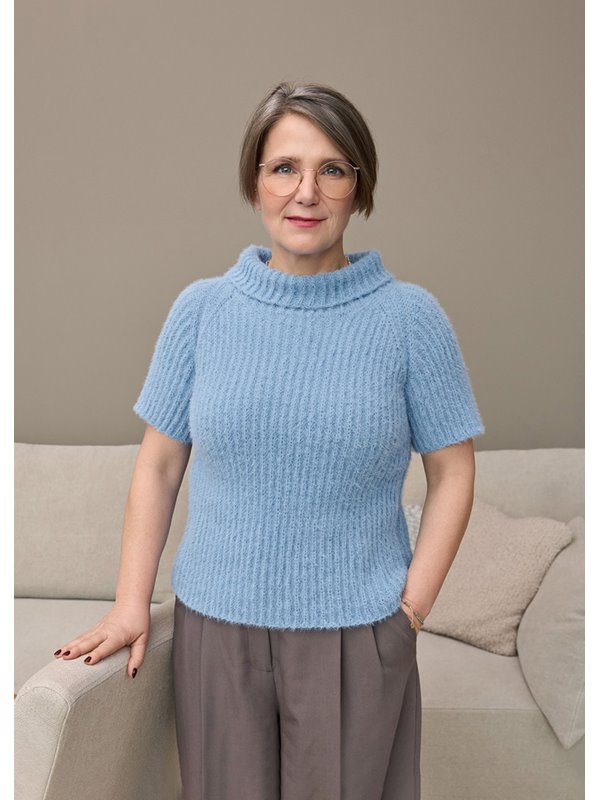 Lana Grossa RAGLANPULLOVER HALVÄRMAR Cosy Socks