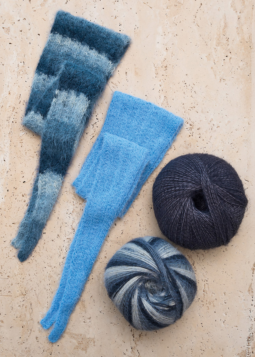 MINI SJAL Cosy Socks från Lana Grossa