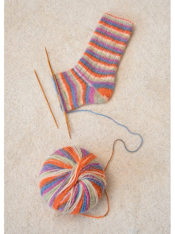 Lana Grossa BASIC-SOCKOR Cosy Socks Soft Stripes