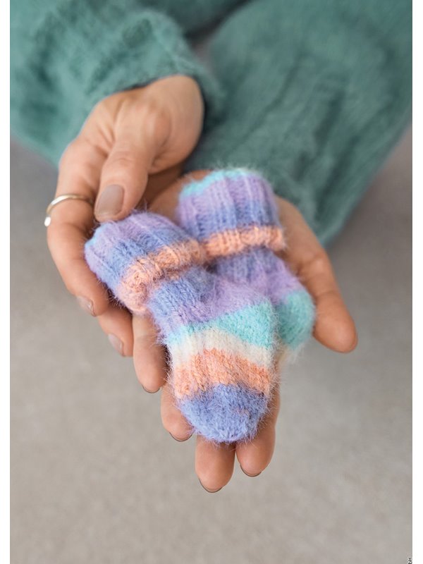 Lana Grossa BABYSOCKOR Cosy Socks Multi Stripes