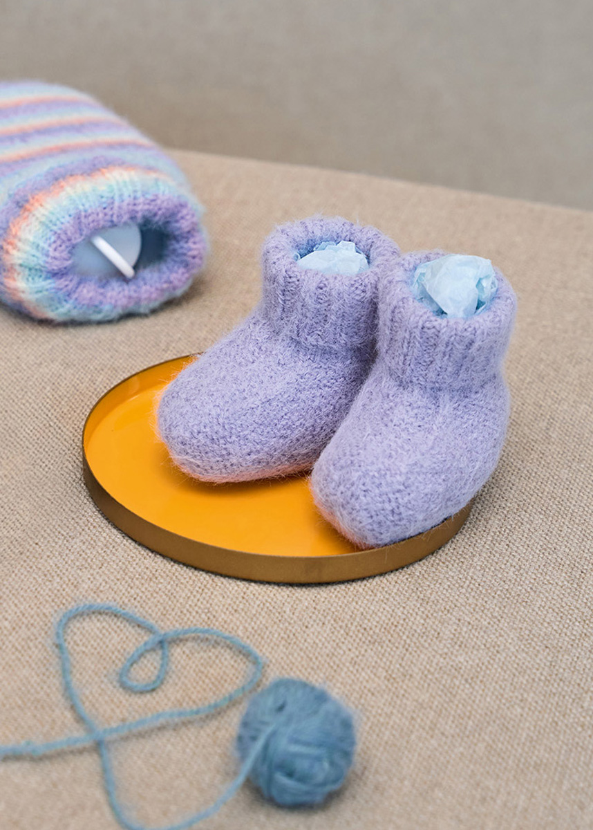 BABYSKO Cosy Socks från Lana Grossa