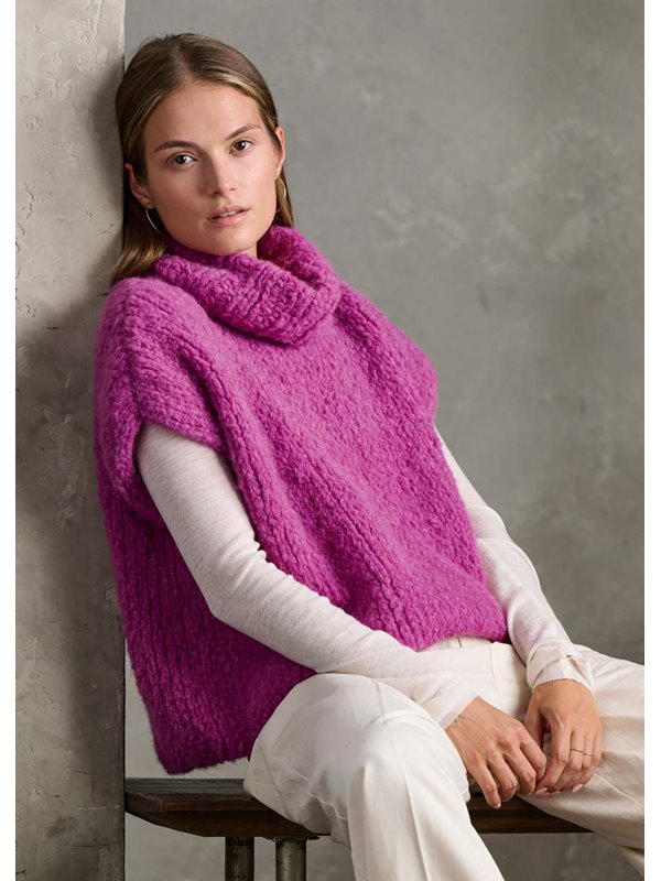 Lana Grossa OVERSIZE-SLIPOVER Royal Alpaca - Stickmönster (SE)