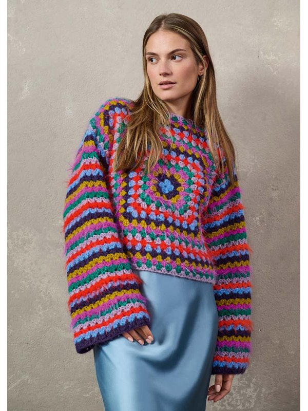 Lana Grossa VIRKAD PULLOVER Basta & Alpaca Air - Stickmönster (SE)