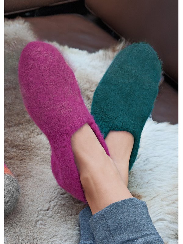 Lana Grossa FILTADE TOFFLOR Feltro - Stickmönster (SE)