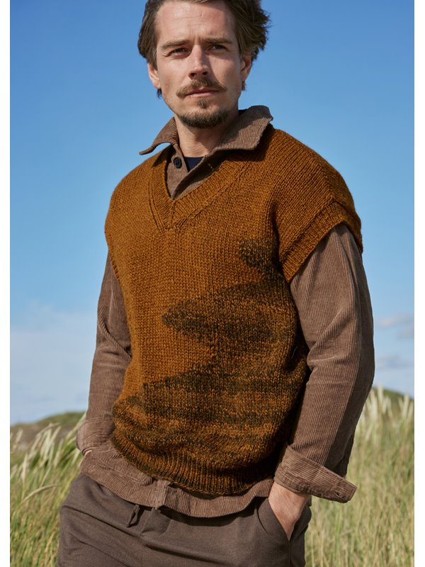 Lana Grossa SLIPOVER Cool Merino & Duetto Classico - Stickmönster (SE)