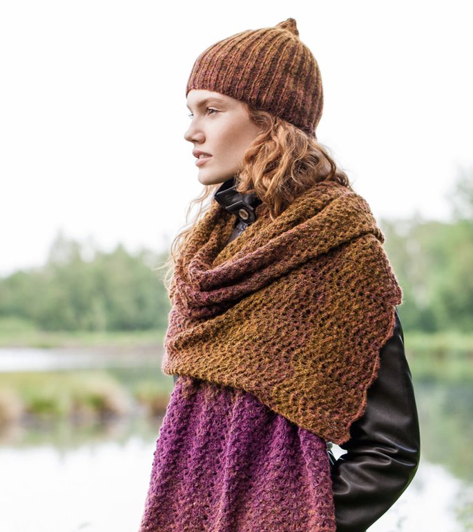 Lana Grossa SJAL Gomitolo Puno - Stickmönster (DK)