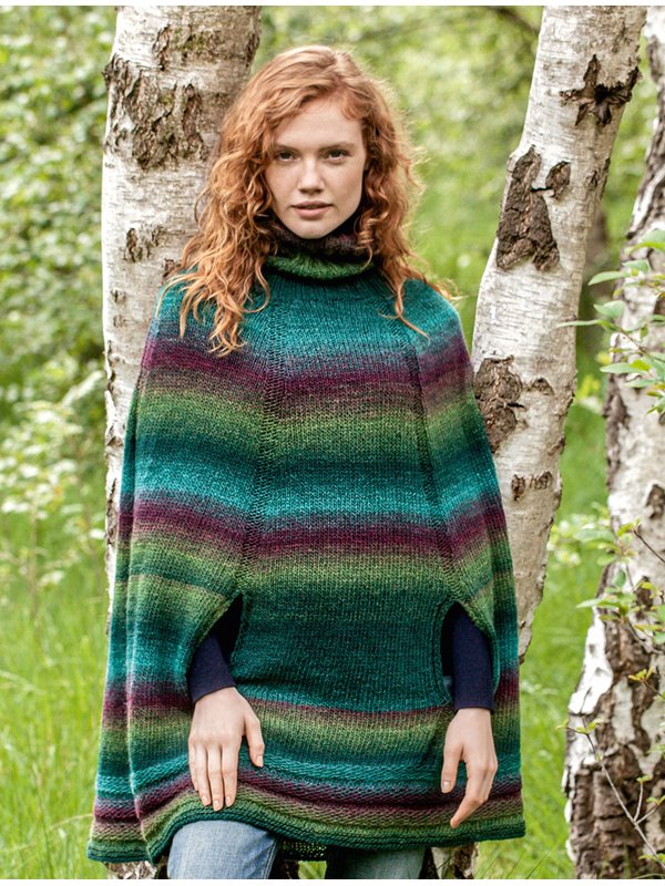 Lana Grossa PONCHO Gomitolo Versione - Stickmönster (DK)