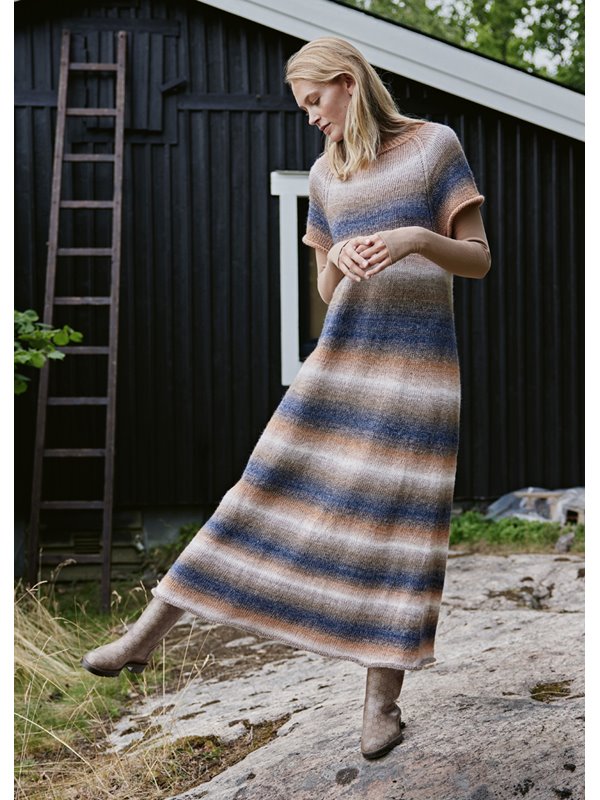 Lana Grossa LÅNG KLÄNNING Gomitolo Versione - Stickmönster (SE)