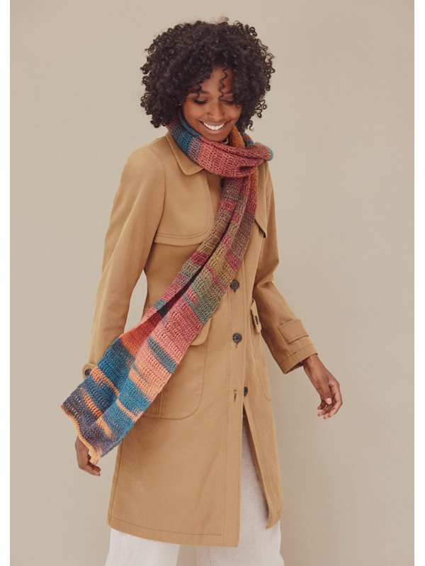 Lana Grossa VIRKAD SJAL Gomitolo Arte - Virkmönster (SE)