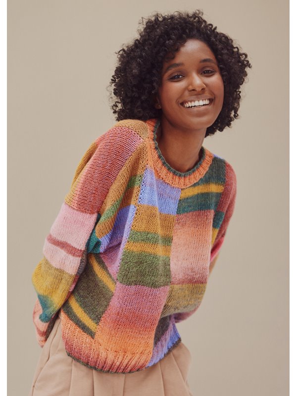 Lana Grossa PULLOVER Gomitolo Arte - Stickmönster (SE)