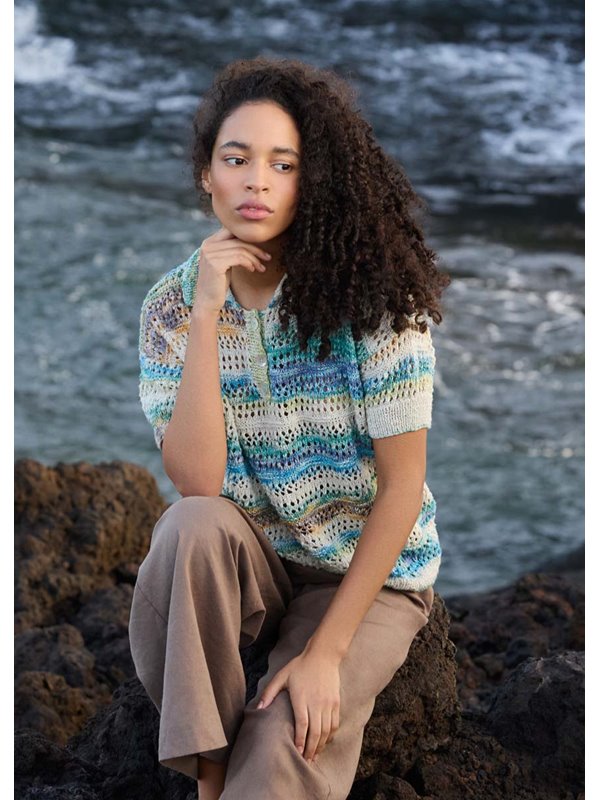 Lana Grossa POLO SHIRT Gomitolo Hippie - Stickmönster (NO)