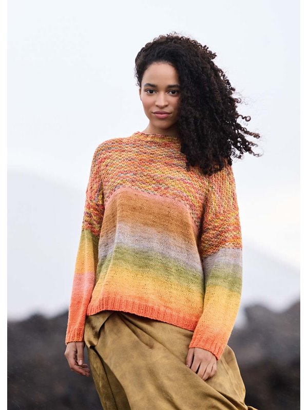 Lana Grossa PULLOVER Cotonella & Cotonella Multi - Stickmönster (NO)