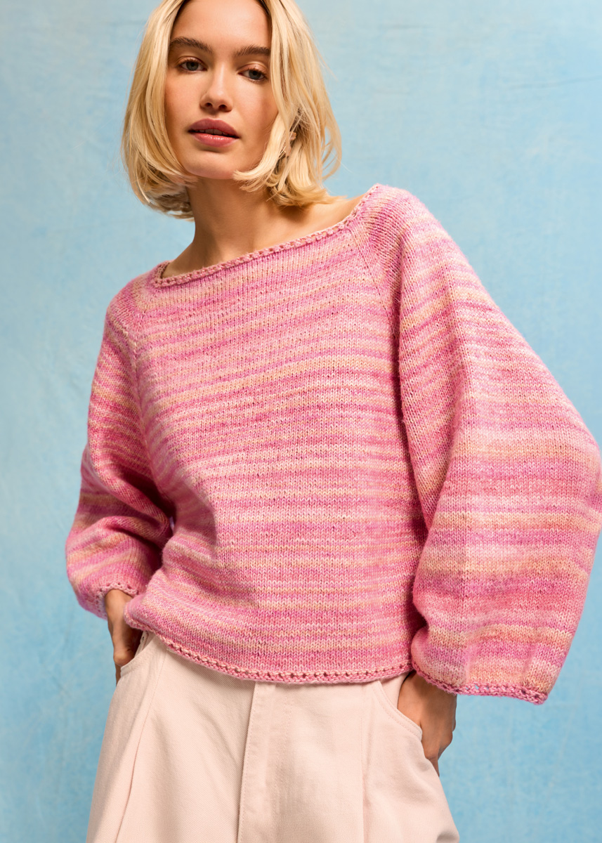 TOP-DOWN-RAGLAN-PULLOVER Gomitolo Mambo från Lana Grossa