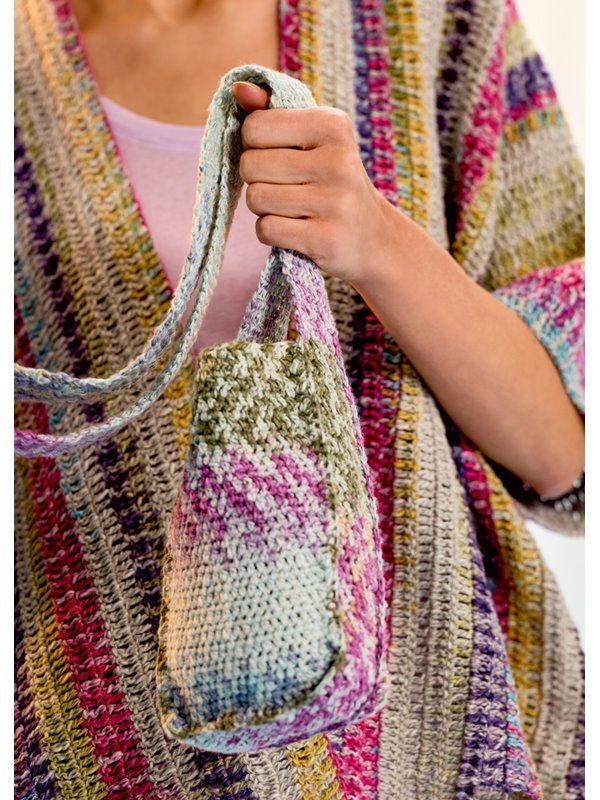 Lana Grossa LITEN VIRKAD VÄSKA Gomitolo California