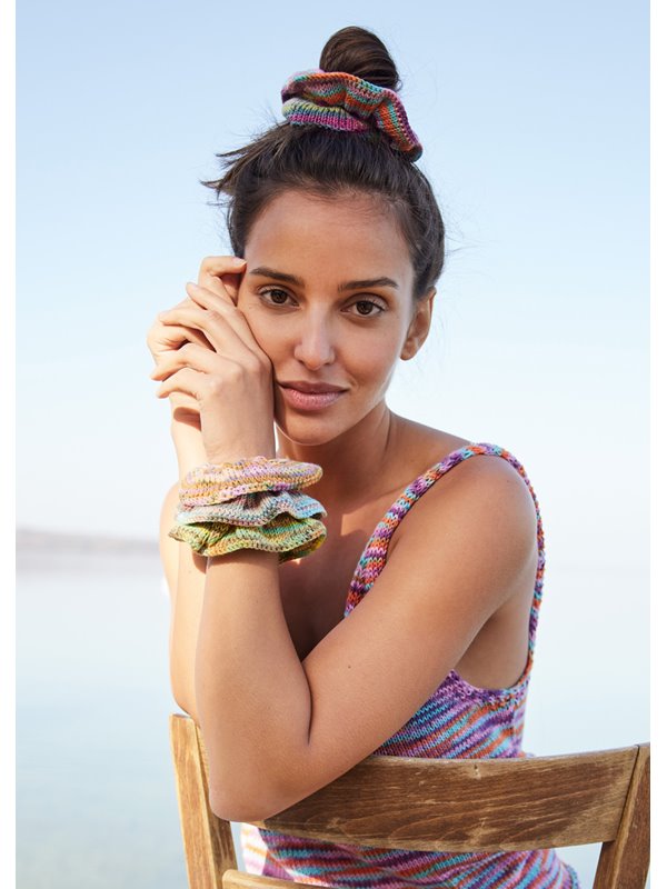 Lana Grossa HÅRBAND Pima Fine Hand-dyed - Stickmönster (DK)