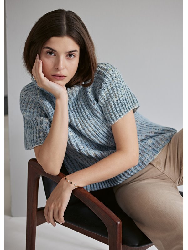 Lana Grossa PULLOVER Cool Wool & Cool Wool hand-dyed - Stickmönster (SE)