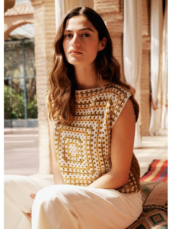 Lana Grossa VIRKAD TOP Ecopuno - Virkmönster (SE)