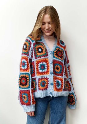 Lana Grossa VIRKAD JACKA Superkid Seta - Virkmönster (NO)