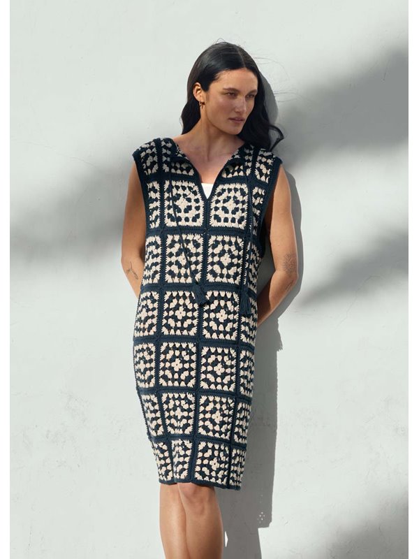 Lana Grossa VIRKAD KLÄNNING Elastico - Virkmönster (NO)