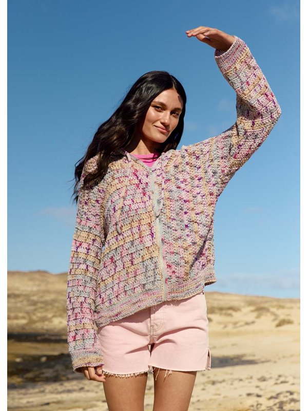 Lana Grossa VIRKAD HOODIE Torto - Virkmönster (NO)