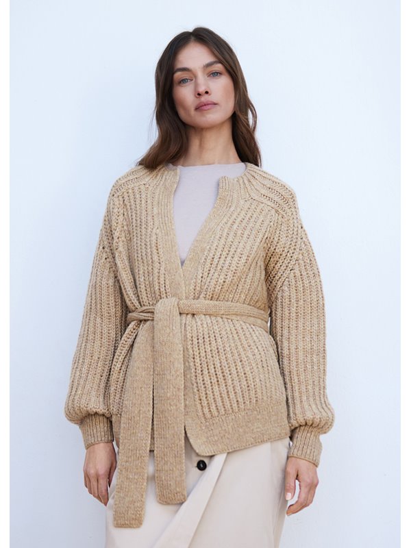 Lana Grossa PATENT-CARDIGAN Cool Merino Big & Cool Merino - Stickmönster (NO)