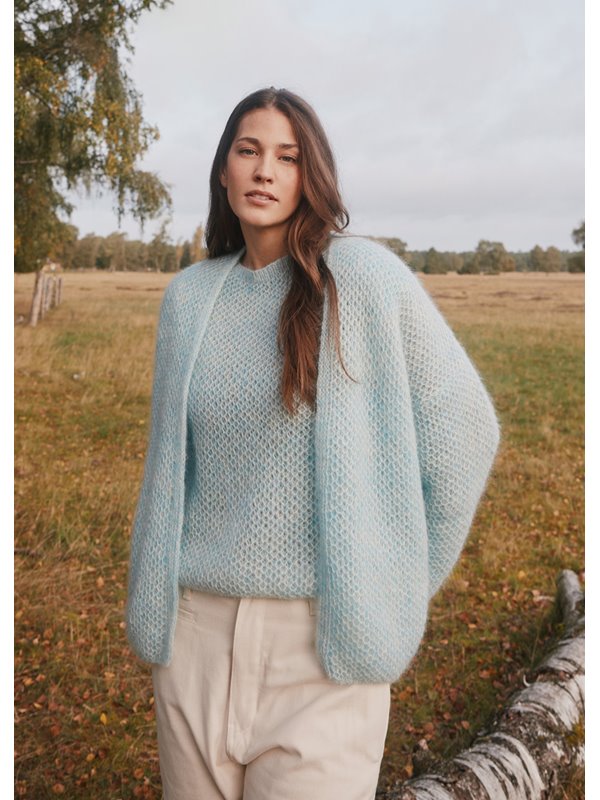 Lana Grossa CARDIGAN Bella & Silkhair - Stickmönster (SE)