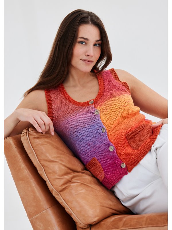 Lana Grossa VÄST Cotonella - Stickmönster (SE)