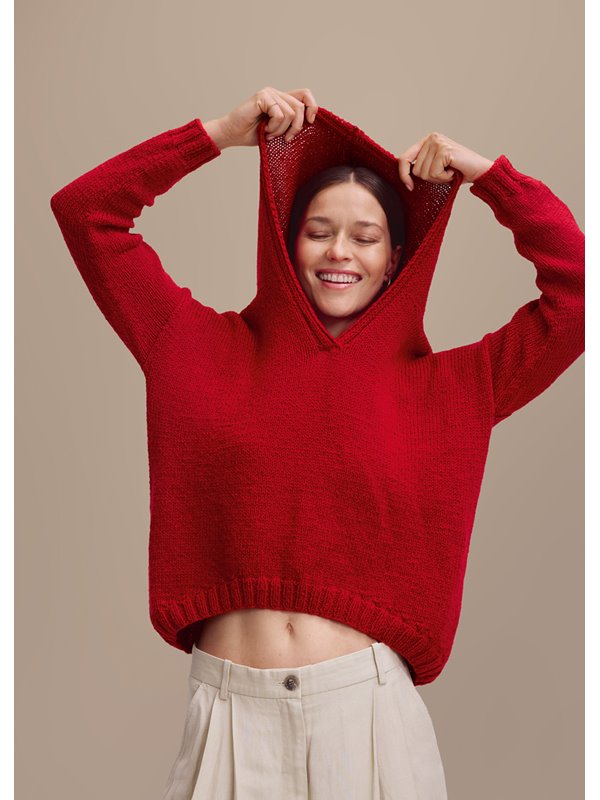 Lana Grossa HOODIE Cool Merino - Stickmönster (DK)