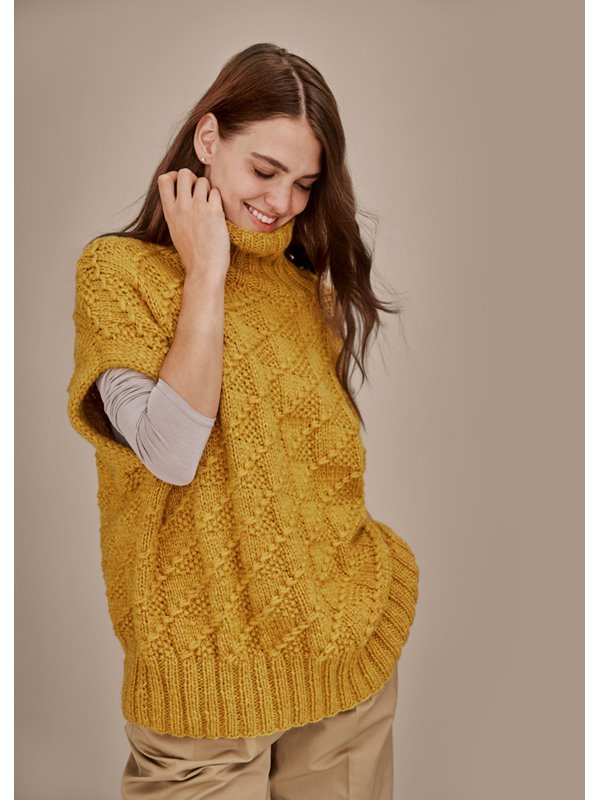 Lana Grossa SLIPOVER Cool Merino Big - Stickmönster (DK)