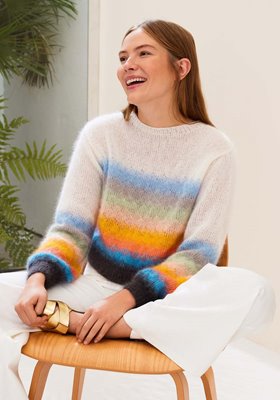 Lana Grossa PULLOVER Silkhair - Stickmönster (SE)