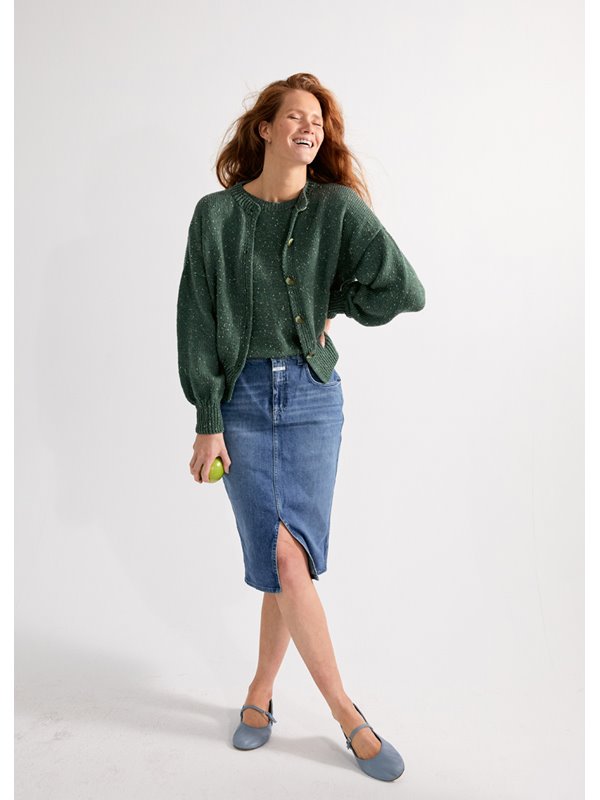 Lana Grossa CARDIGAN GERDA IV Cool Wool Big Dots