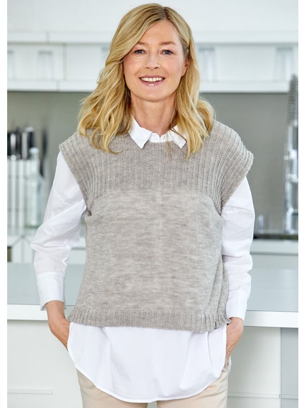 Lana Grossa SLIPOVER Cool Wool Lace - Stickmönster (DK)