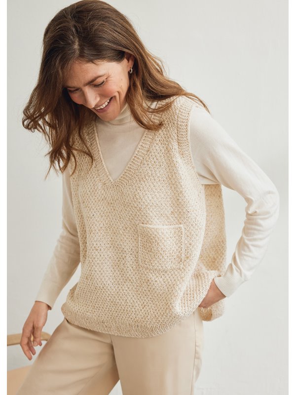 Lana Grossa SLIPOVER Landlust Soft Tweed 180 - Stickmönster (DK)