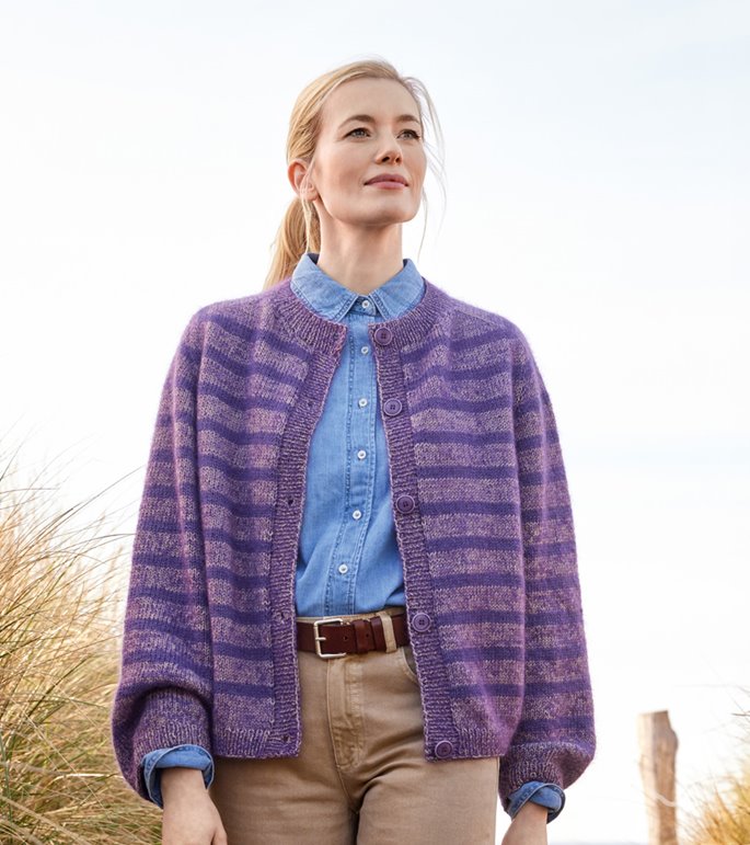 Lana Grossa TOP DOWN JACKA Merino Superiore & Silkhair