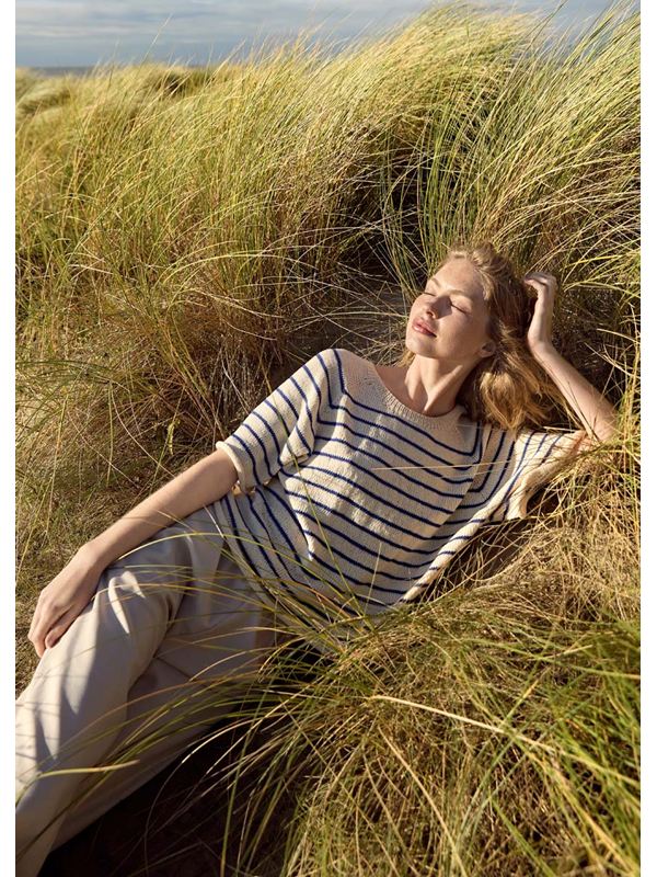 Lana Grossa RAGLANSHIRT COTTON WOOL - Stickmönster (NO)