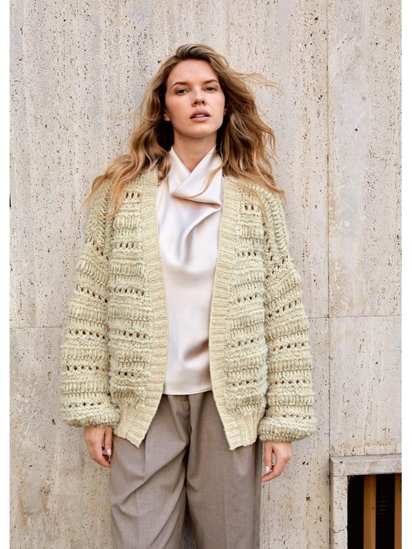 Lana Grossa JACKA I GARNMIX Alta Moda Alpaca, Orsetto & Chiaro