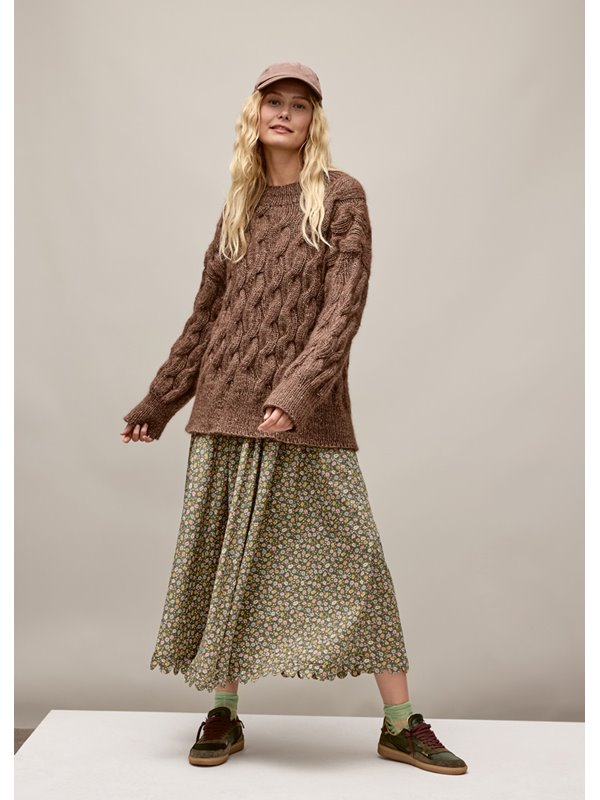 Lana Grossa PULLOVER Natural Alpaca Pelo & Natural Superkid Tweed