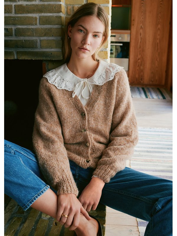 Lana Grossa RAGLAN-CARDIGAN Ecopuno & Setasuri - Stickmönster (DK)