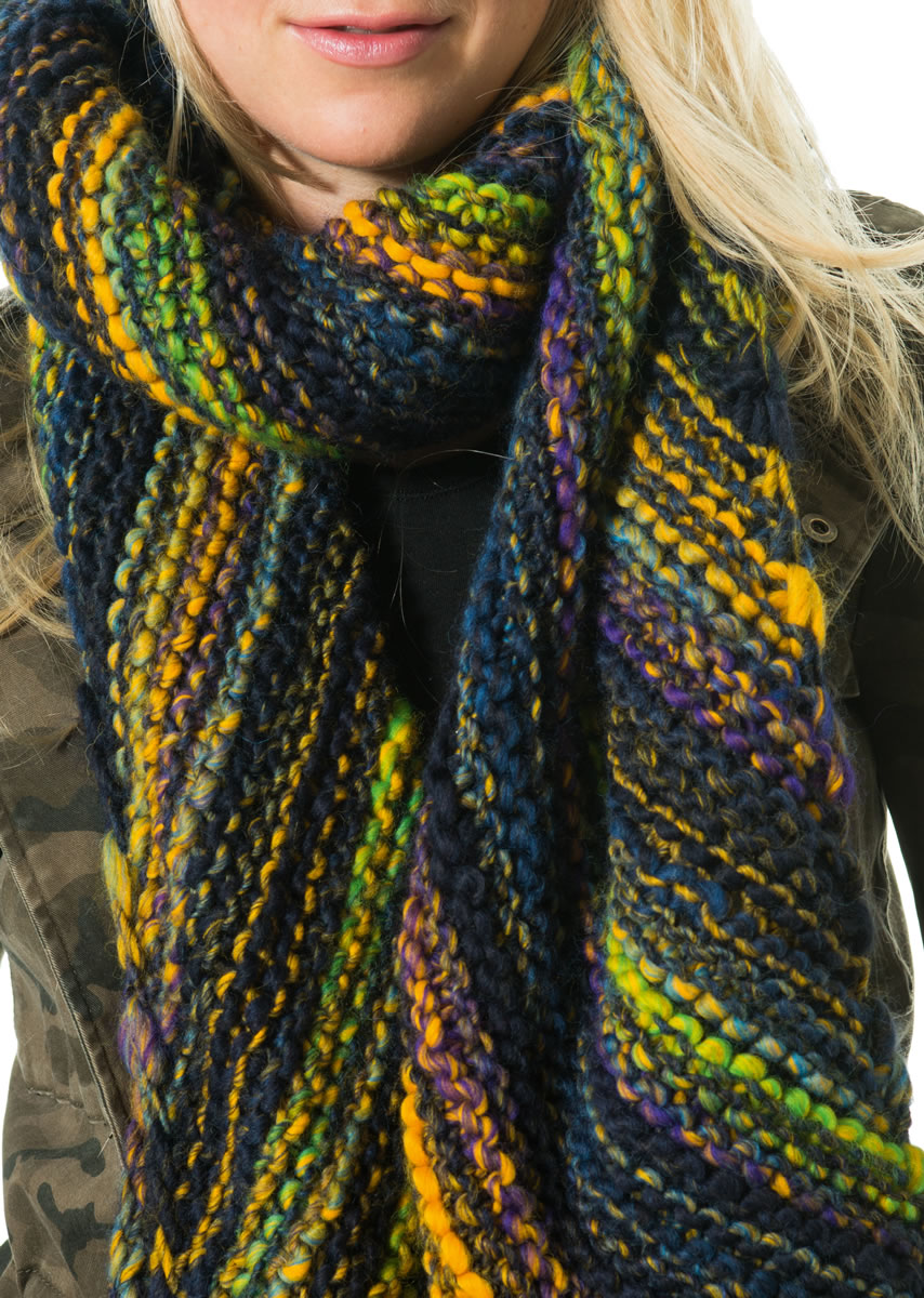 Lana Grossa SJAL + MÖSSA  Olympia Neon - Stickmönster (DK)