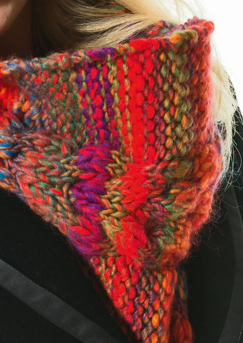 Lana Grossa LOOP + MÖSSA Olympia Color - Stickmönster (DK)