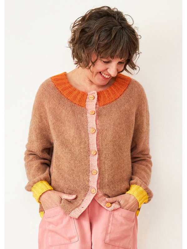 Lana Grossa CARDIGAN Ecopuno - Stickmönster (DK)