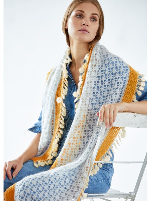 Lana Grossa SJAL Silkhair - Stickmönster (SE)