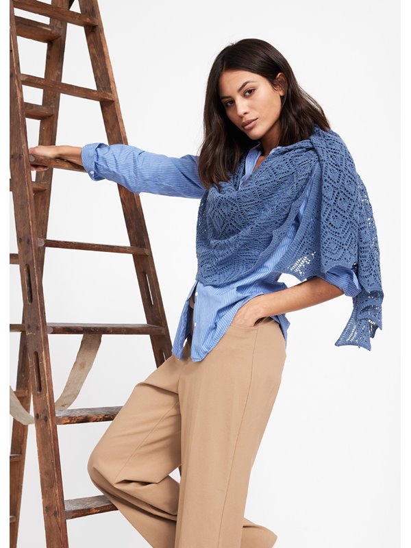 Lana Grossa SJAL Cool Wool Lace - Virkmönster (DK)