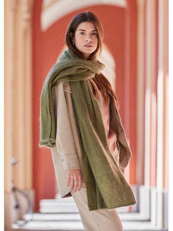 Lana Grossa STOLA Cool Wool Lace & Silkhair - Stickmönster (SE)