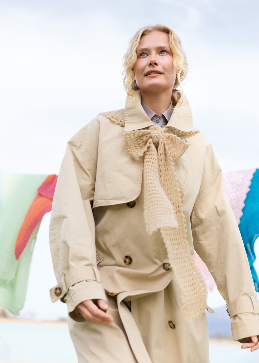 KRAGSJAL Setasuri Pearls från Lana Grossa
