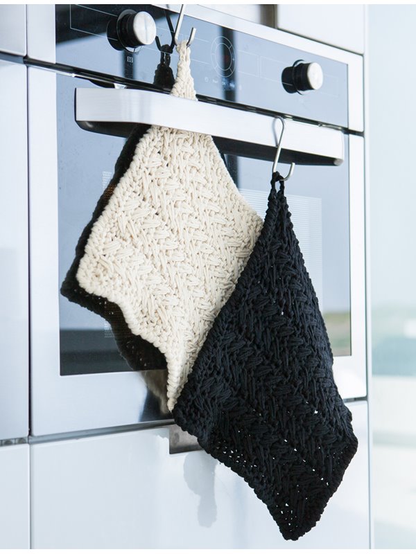 Lana Grossa TOPFLAPPEN IM FLECHTMUSTER Star - German Edition