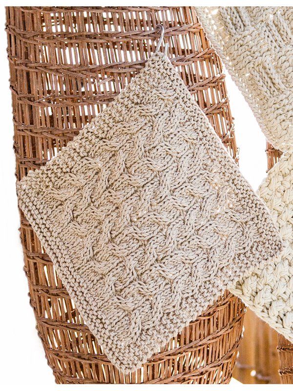 Lana Grossa TOPFLAPPEN IM ZOPFMUSTER Cotone - German Edition