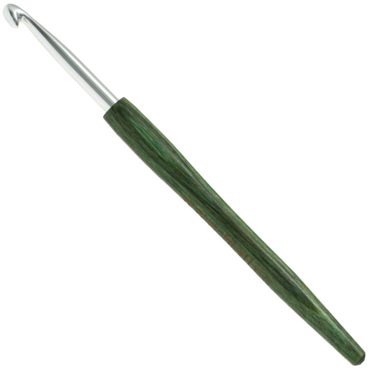 Lana Grossa Virknål Aluminium med grepp i Design-trä: Signal St. 5,5